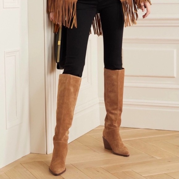 Vince Shoes - Vince Marlow 9.5 tall suede boots in new condition